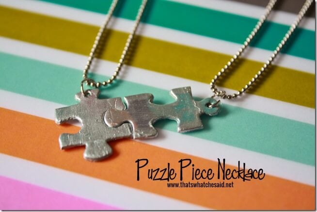 Puzzle Piece Necklace That s What Che Said