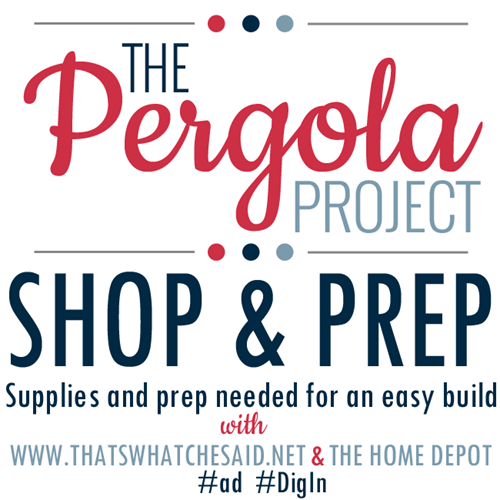 The Pergola Project Shop and Prep