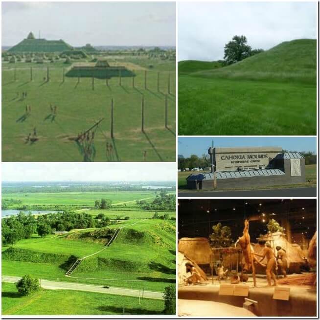 Cahokia Mounds Collage