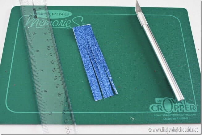 Cut Glitter Tape for Firecracker Centerpiece Cut Glitter Tape for Firecracker Centerpiece