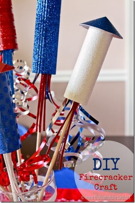 DIY Firecracker Paper Craft