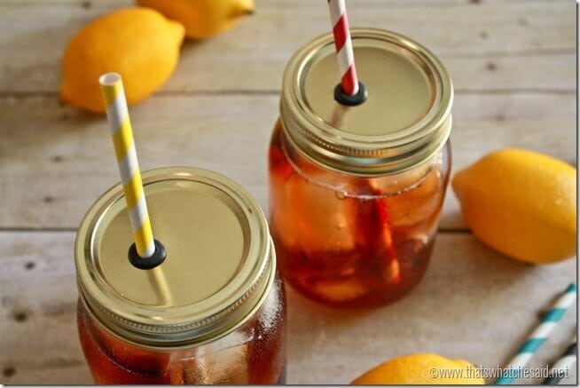 DIY Mason Jar Straw Lids at thatswhatchesaid.net DIY Mason Jar Straw Lids at thatswhatchesaid.net
