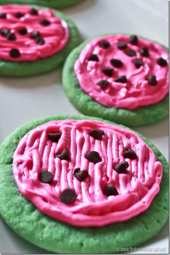 Watermelon Cookies – That's What {Che} Said...