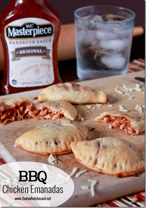 Easy BBQ Chicken Empanadas at thatswhatchesaid.net