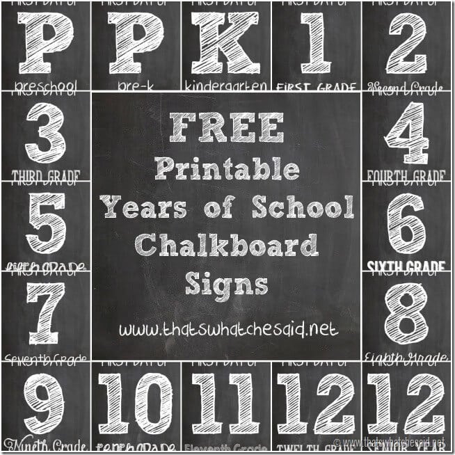 FREE Chalkboard First Day Of School Signs That s What Che Said free-chalkboard-first-day-of-school-signs-that-s-what-che-said