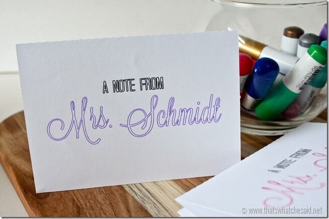 How to make your own Note Cards