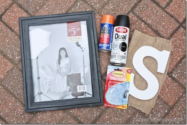 Monogrammed Frame Supplies