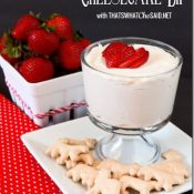 Simple Cheesecake Dip Recipe. So delicious!