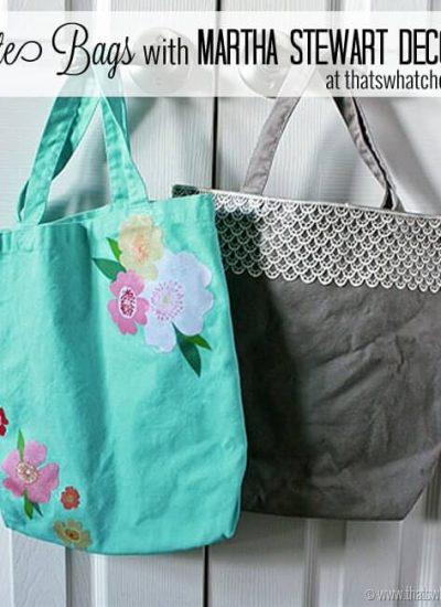 Decoupage Tote Bags