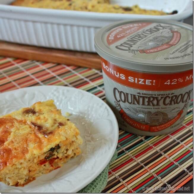 Breakfast Casserole with Country Crock