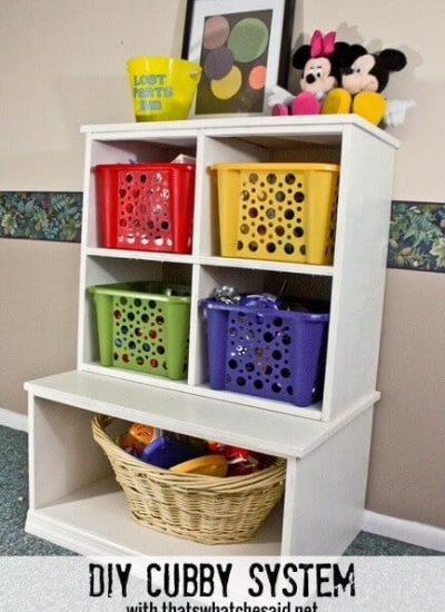 DIY Cubby System at thatswhatchesaid.net