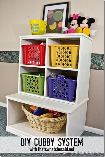 DIY Cubby System at thatswhatchesaid.net
