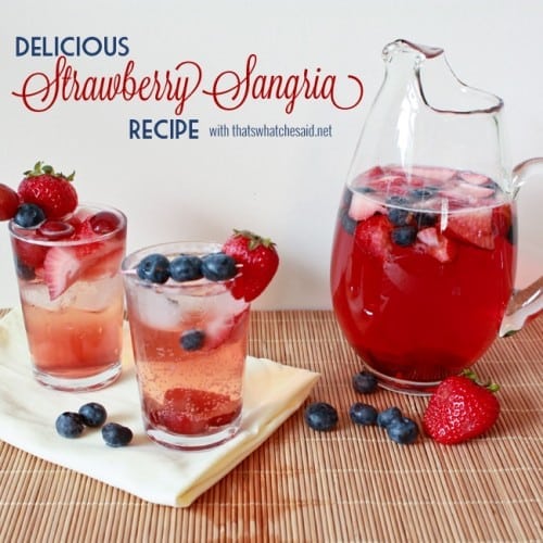 Easy Strawberry Sangria Recipe