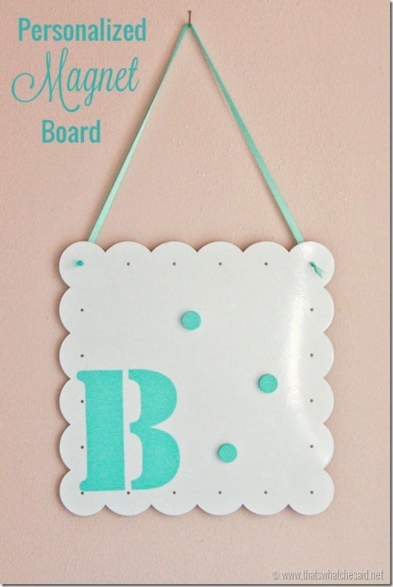 Personalized Magnet Board