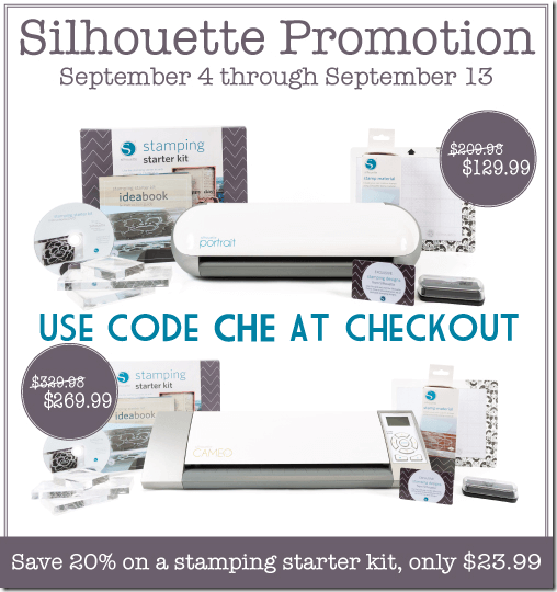 Silhouette Stamp Kit Promotion