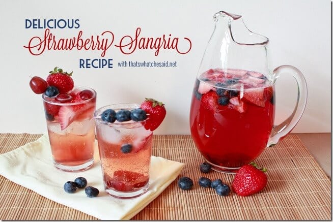 Simple Strawberry Sangria Recipe