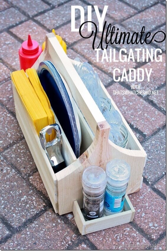 The Ultimate DIY Caddy from thatswhatchesaid.net