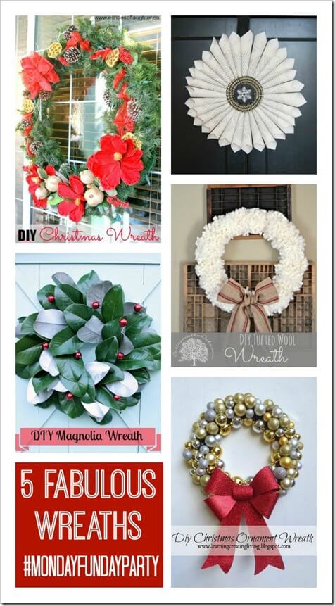 5 Christmas Wreaths at thatswhatchesaid.net_