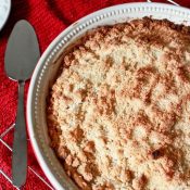 Apple Pie with an Apple Crisp Topping