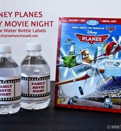 Free Family Movie Night Water Bottle Labels at thatswhatchesaid.net