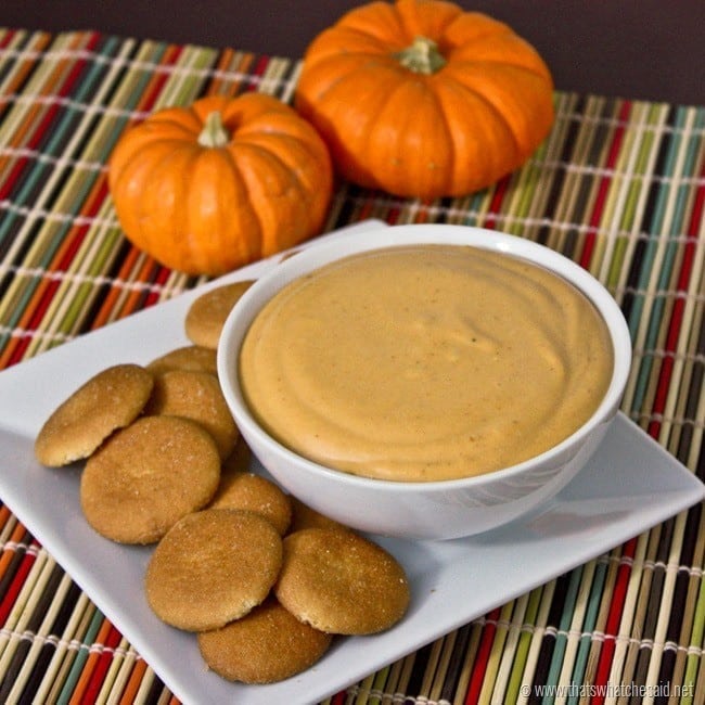 Easy pumpkin dip recipe with only 3 ingredients!