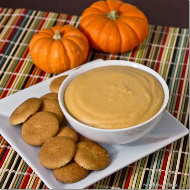 3 Ingredient Pumpkin Dip at thatswhatchesaid.net