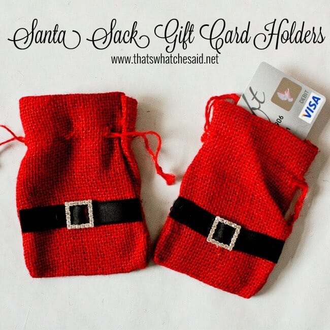 Santa Sack Gift Card Holders from thatswhatchesaid.net