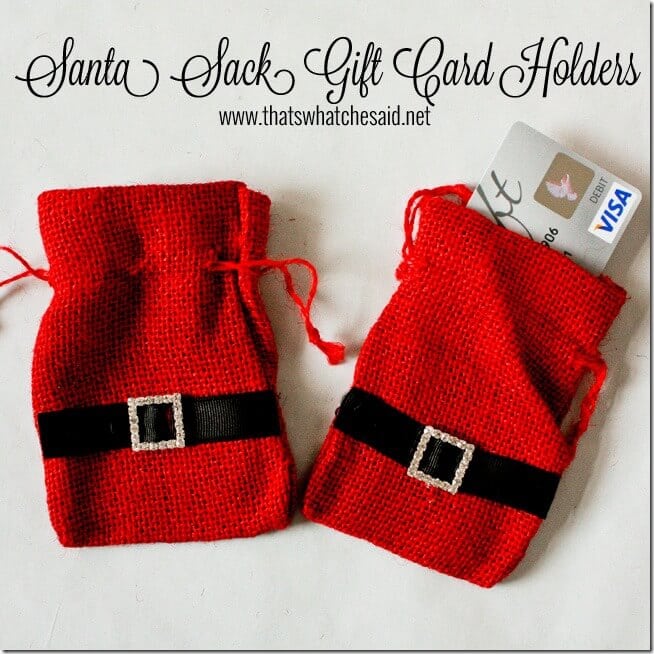 Santa Sack Gift Card Holders from thatswhatchesaid.net