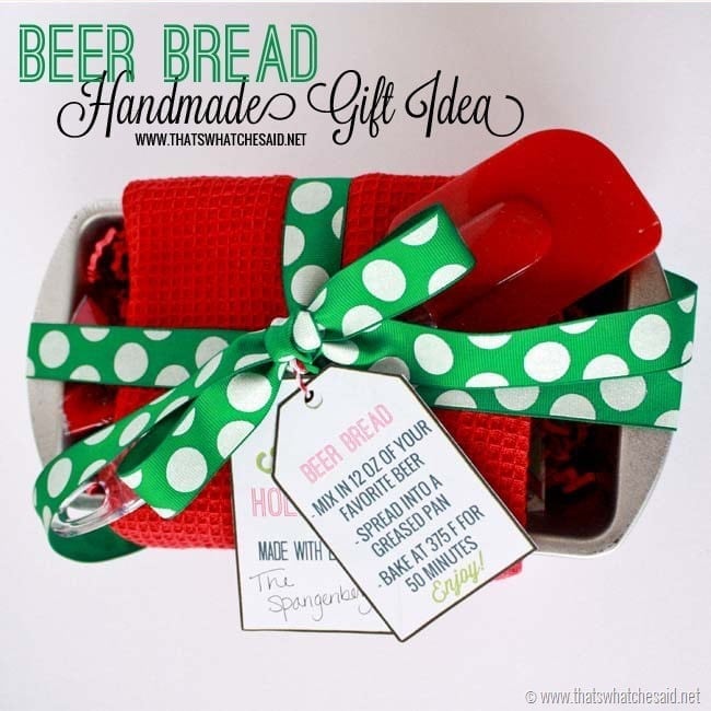 Beer Bread Handmade Gift Idea at thatswhatcheaid.net