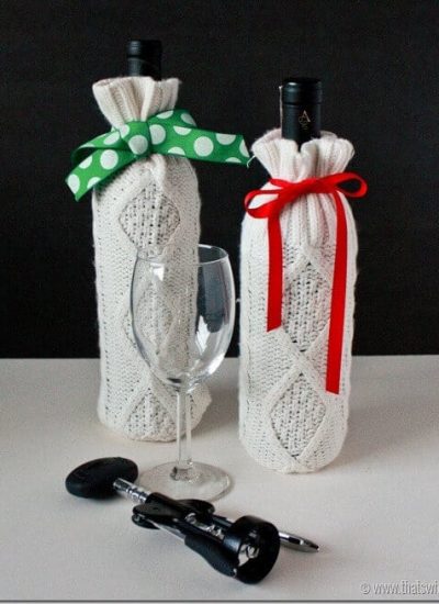 Sweater Sleeve Wine Gift Bag at thatswhatchesaid.net