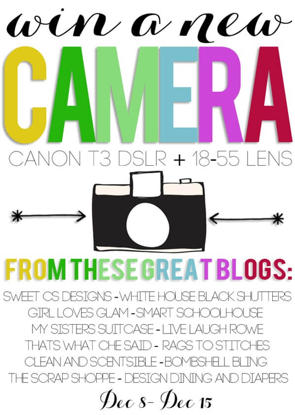 win a canon t3 in time for Christmas!