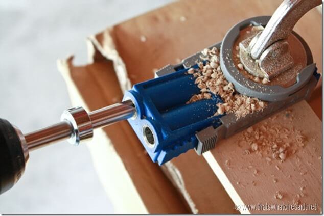 How to use a Kreg Jig to make DIY Book Ledges at thatswhatchesaid.net