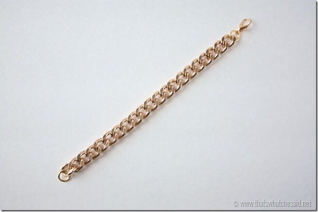 DIY Chunky Chain Bracelet 4