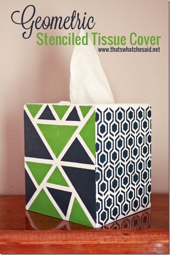 Geometric Tissue Cover at thatswhatchesaid.net