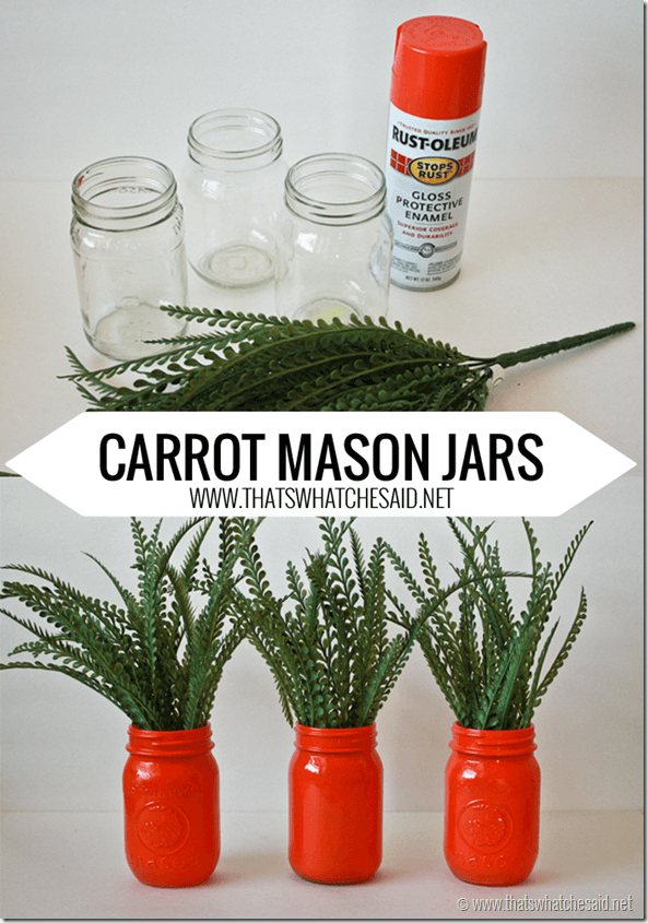 DIY Carrot Mason Jars at thatswhatchesaid.net