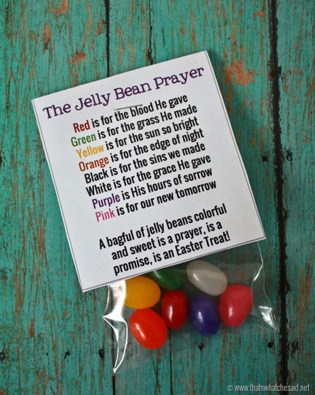 Jelly Bean Prayer Free Printable Printable World Holiday
