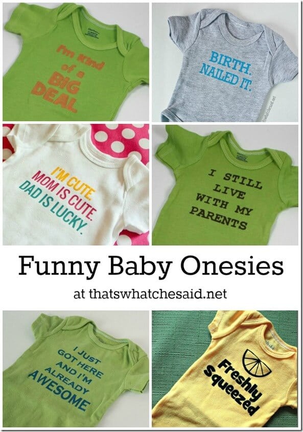 Funny Saying Onesies at thatswhatchesaid.net