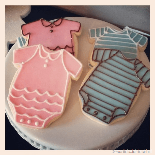 Onesie Cookies at thatswhatchesaid.net