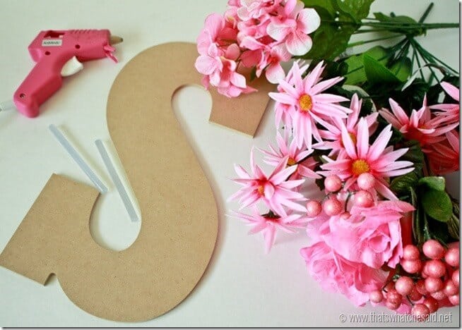 Flower Door Monogram at thatswhatchesaid.net