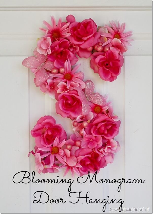 Flower Monogram at thatswhatchesaid.net