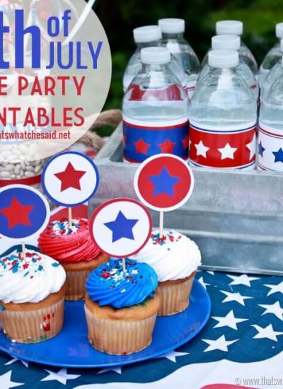 4th of July Free Party Printables at thatswhatchesaid.net