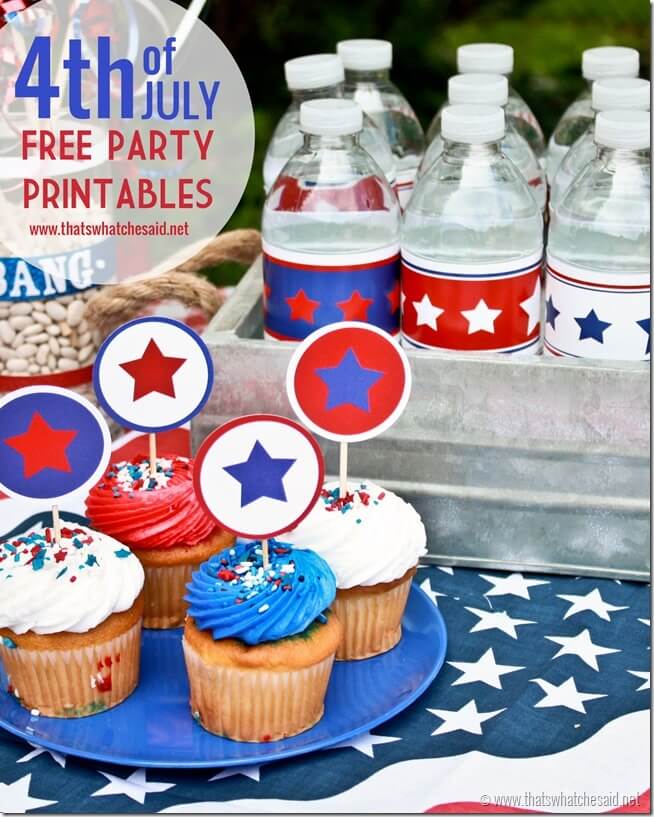 FREE 4th of July Party Printables at thatswhatchesaid.net
