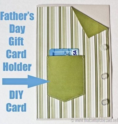 Father's Day Shirt Gift Card Holder Card at thatswhatchesiad.net