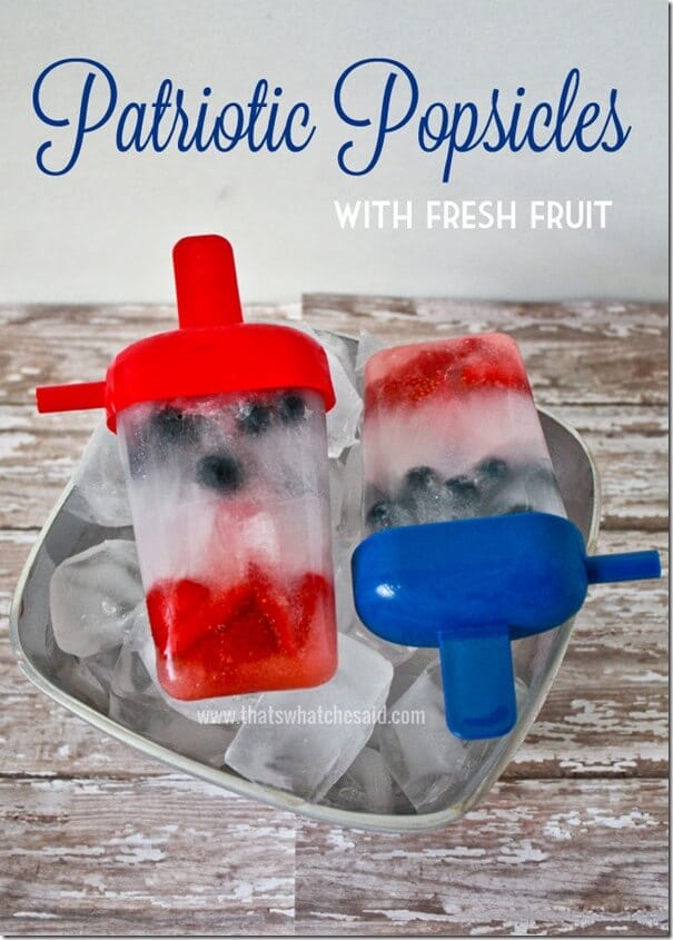 Patriotic Popsicles at thatswhatchesaid.com