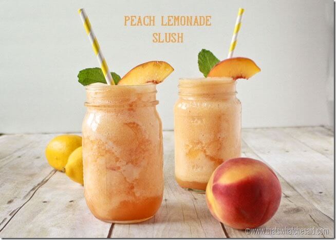 Peach Lemonade Slush Recipe