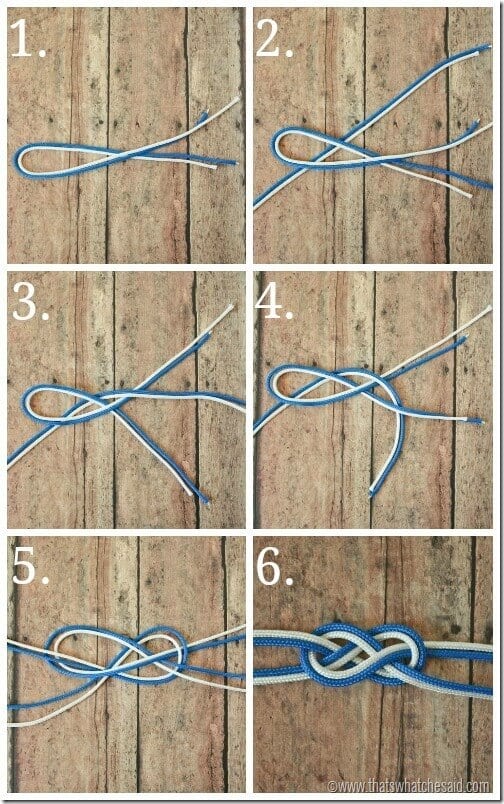 How to make a rope net 