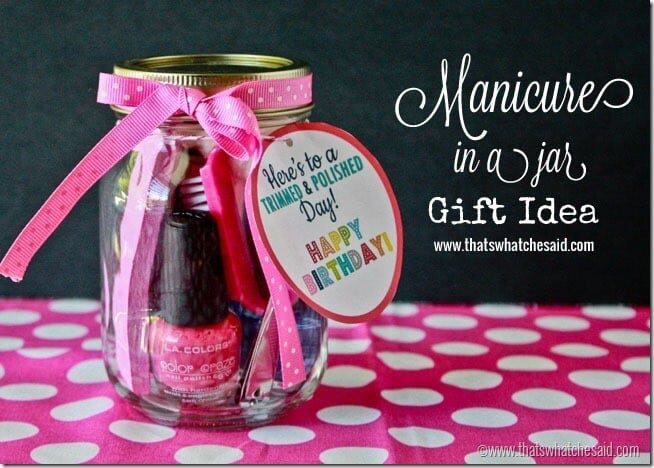 Handmade Gifts in Jars at thatswhatchesaid.com