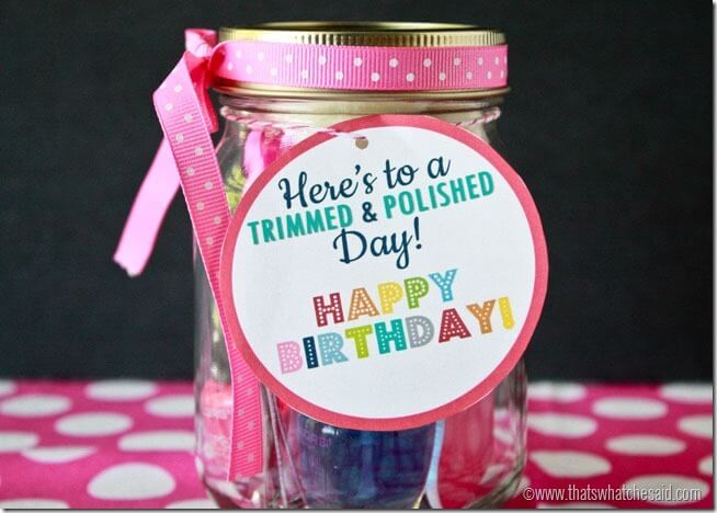 Printable Free Birthday Gift Tag at thatswhatchesaid.net