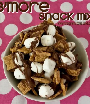 SMore Snack Mix Recipe at thatswhatchesaid.net