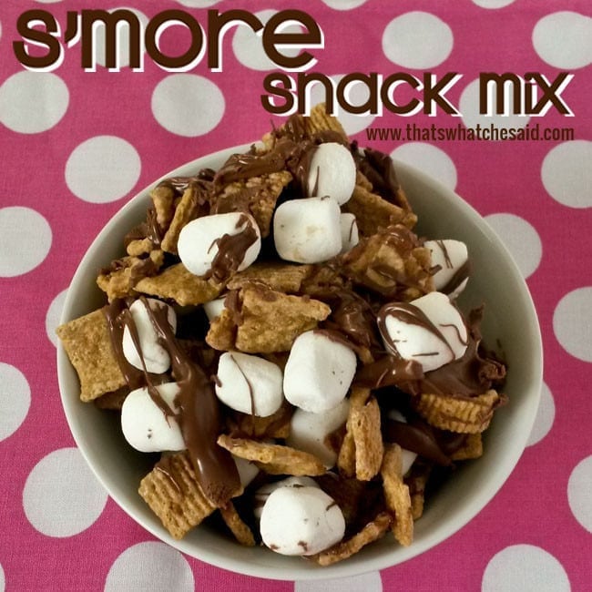SMore Snack Mix Recipe at thatswhatchesaid.net